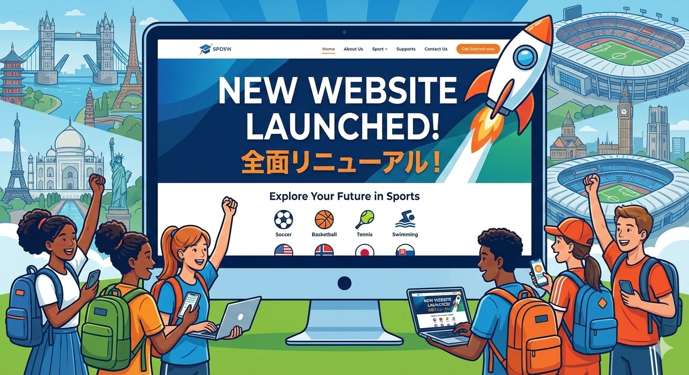 Webサイトの全面リニューアルをお知らせする画像